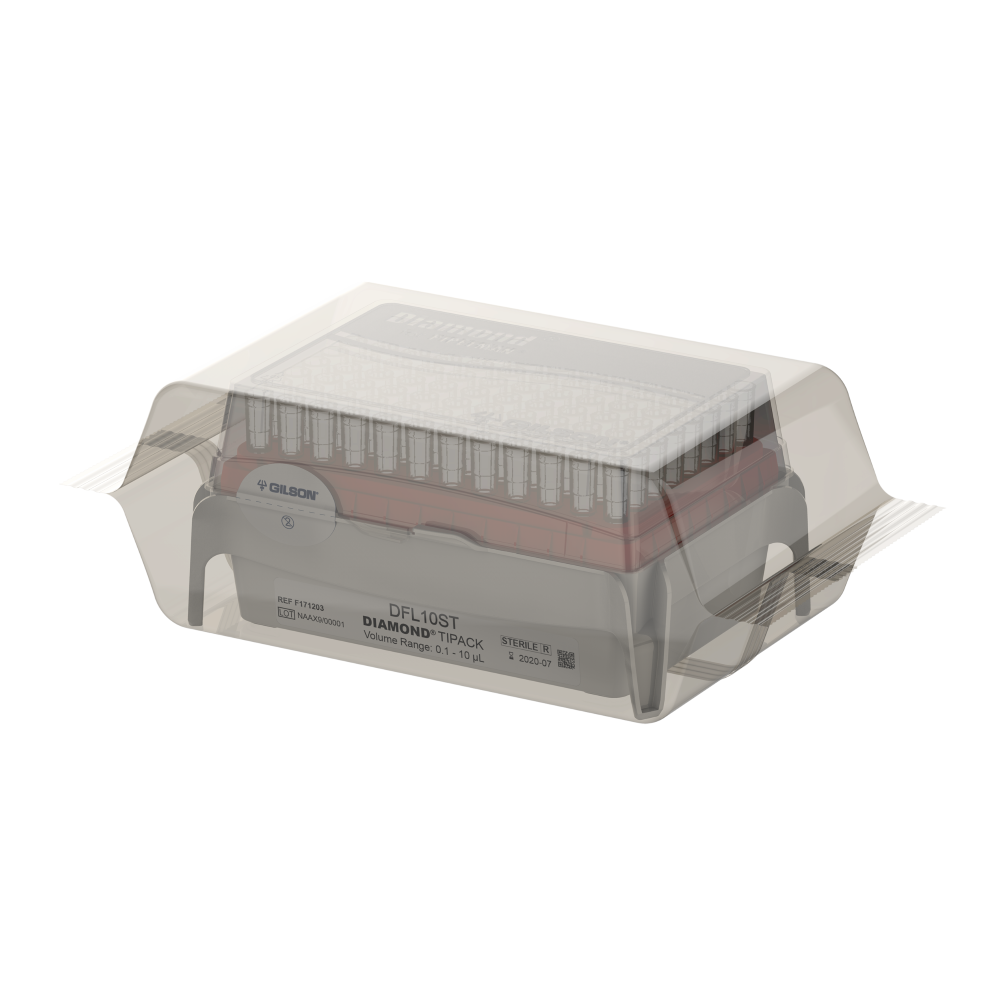 セール❣️GILSON PIPETMAN ギルソン ダイヤモンドフィルターチップ PIPETMAN DIAMOND Tips, DFL10ST, TIPACK, 0.1-10 µL, 960 Sterilized